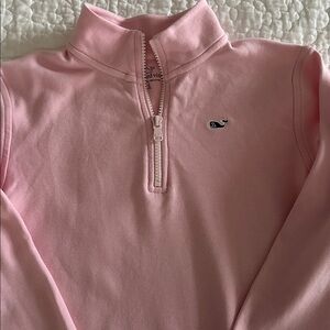 Vineyard Vines girls Light pink shep pullover cotton 7-8
